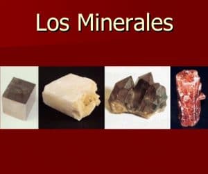 Minerals and their classification